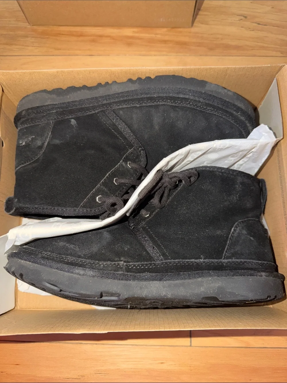 UGG Men's Black Suede Chukka Boots